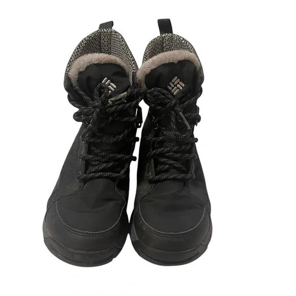 Columbia Meadows Black Shorty Omni Heat 3D Mid Winter Snow Boots Womens - Picture 8 of 8